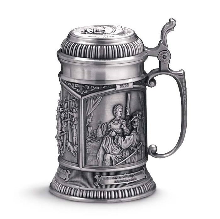 Wentworth Pewter Chope Médiévale En Étain Finition Antique - 1 Pinte