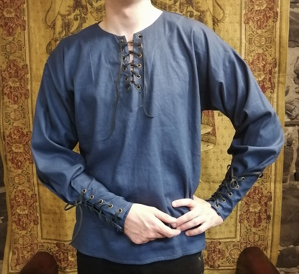 Medieval Shirt Arthur - Blue