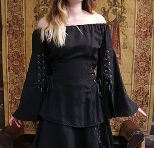 Medieval Blouse Margot - Black