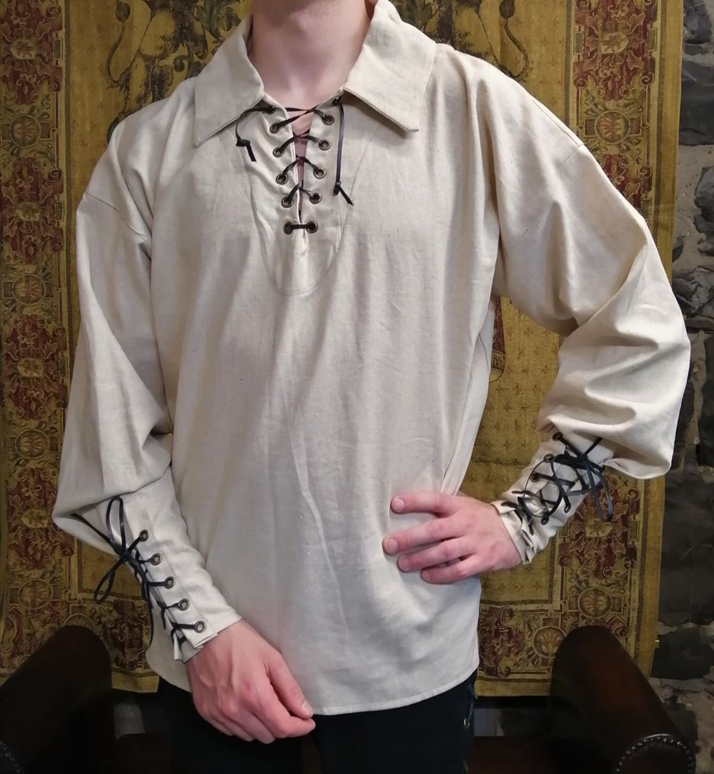 Medieval Shirt Lucas - Beige